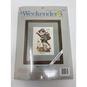 WEEKENDERS Looks Like Rain Counted Cross Stitch Kit #03508 Ship Nautical USA NWT